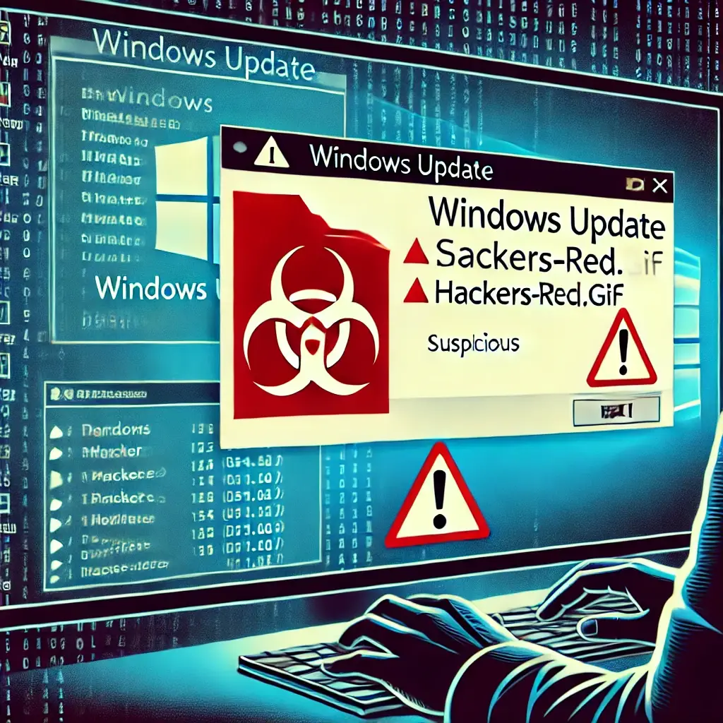 Hackers-red.gif Appearing After Windows Update